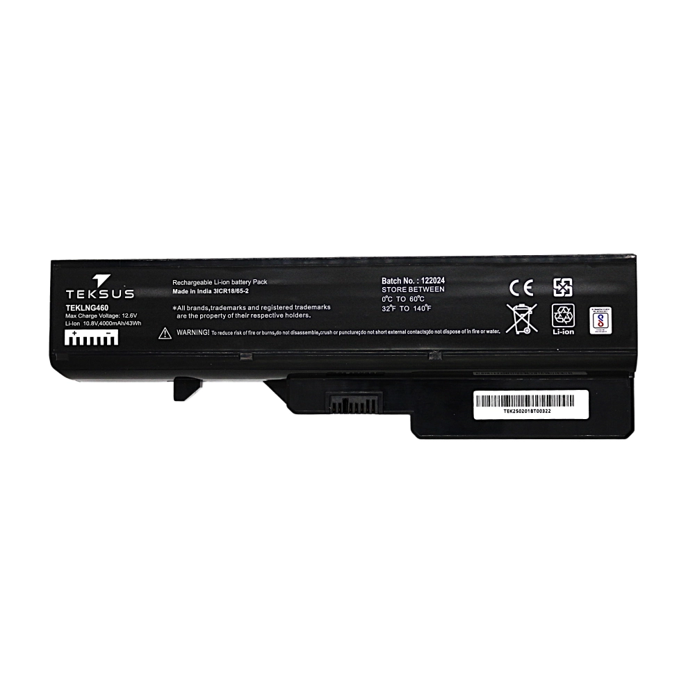 Teksus Laptop Battery Compatible For Lenovo G460 6c view 2